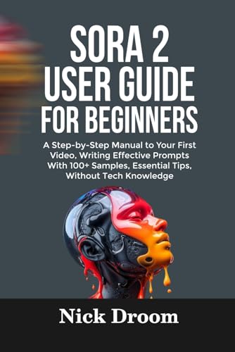 SORA 2 USER GUIDE FOR BEGINNERS: A Step-by-Step Manual to Your First Video, Writing Effective Prompts With 100+ Samples, Essential Tips, Without Tech Knowledge