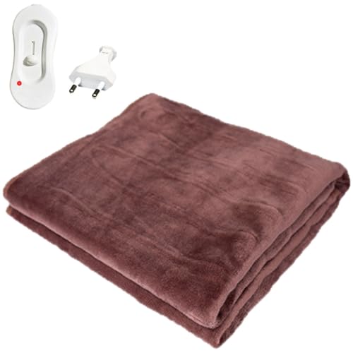 Coperta Riscaldata Auto 12V AOSEE - Per Auto, Camper E Emergenze Invernali, Grigio - Foto 3