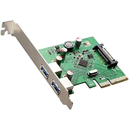 Amazon エアリア Straight2 直列 Usb3 1 Typea 2ポート Pci Express X4 接続 補助電源 ロープロファイル対応 Asm1142チップ搭載 Sd Pe4u31a l エアリア インターフェースカード 通販