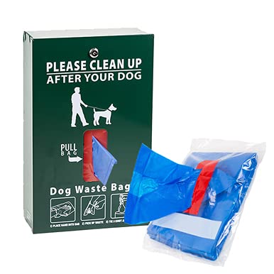 Zero Waste USA - Low Profile Dog Waste Station - Tissue-Style Bag System - Free 400 waste bags and 25 can liners - Over 500k sold in USA (Gloss Green)