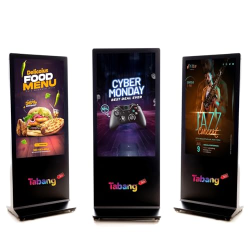 Tabang365 Vertical Digital Signage Display – High-Resolution Screen for Advertising, Retail, and Events | Sleek Design | Ideal for Indoor Commercial Use (65_Inchs)