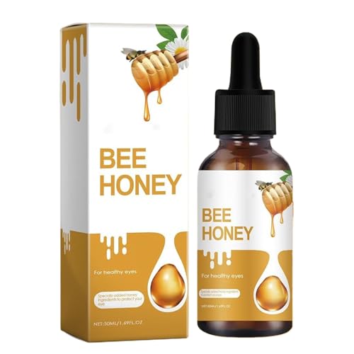Honey Eye Drops, Miel Abejas Ojos Sueros Gotas, Hidratantes Ojos Contorno Gotas Para O-jos Secos Cansados, Calmante Alivia Fatiga Sequedad Hidratación O-jos Cuidado Piel Sueros, Para Todo Tipo Piel