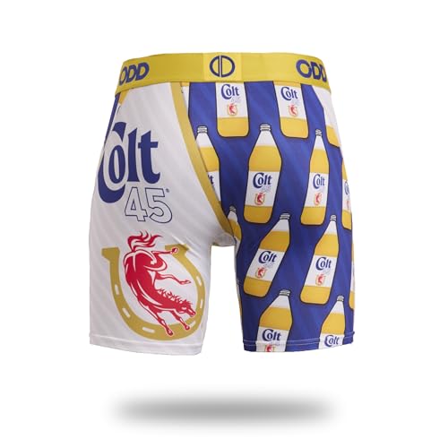 Odd Sox Colt 45 Men's Boxer Briefs - Classic Malt Beverage Themed Novelty Underwear - Comfy Stretch Fit - Fun Graphic3