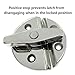 LEQMG Marine Stainless Steel Boat Door Hatch Round Turn Button Twist Catch Latch Hardware Accessories(2 Pcs)