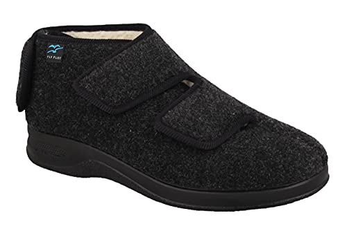  Fly Flot Pantofole Uomo, Numero:43 EU, Colore:Nero