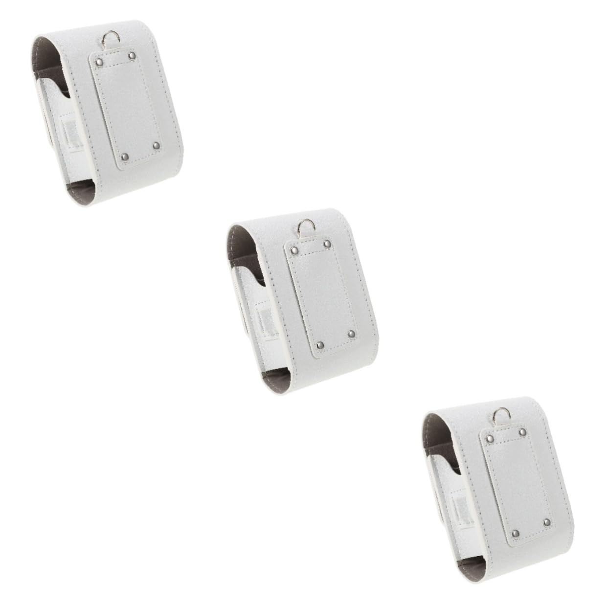 BESTonZON De Rangement pour Télémètre Petit De Golf Stockage Cas Léger Poche Mince Caddie Accessoire pour Télémètre Télémètre pour Les Jours Blanche Faux Cuir