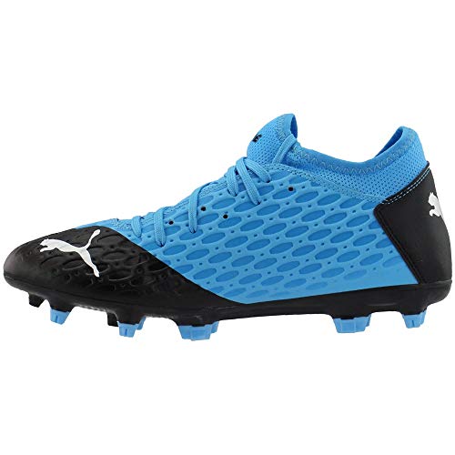 PUMA PUMA Men's Future 5.4 Firm Artificial Ground Soccer-Shoe, Luminous Blue-Nrgy Blue Blackpink Alert, 8.5