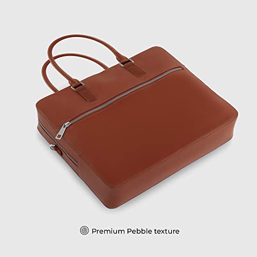 Image of OLIVES & GOLD 14 inch ROYE Laptop Bag For Men and Women | Detachable and Adjustable Shoulder Strap | Travel Friendly | Lightweight