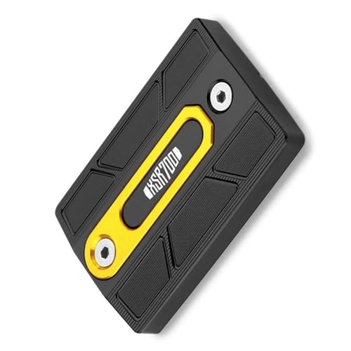Bouchon d'huile de frein avant CNC haut de gamme en aluminium jaune pour XSR 700
