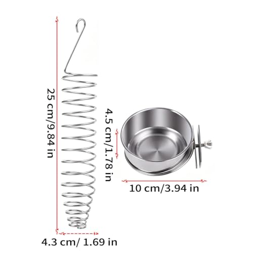 Mangeoire pour perruche et distributeur extérieur pour oiseaux du jardin - 3