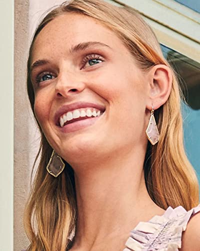 Kendra Scott Alex Drop Earrings For Women, Fashion Jewelry, Rhodium-Plated, Slate Cat's Eye #TOP1