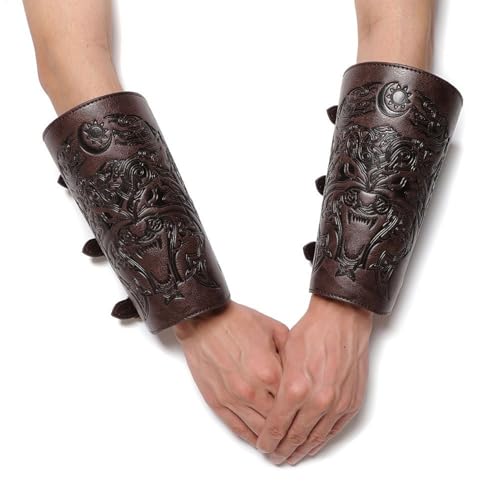 Bracaters medievales con pulsera ajustable para solucionar roces de trajes 6