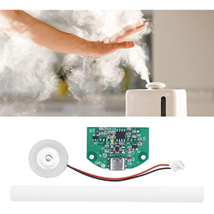 Atomization Plate Mist Maker Humidifier 5m Microporous 740 Holes Atomization Module DIY Mist Atomizer USB Board 5V Aromatherapy Perfume Atomizer Humidifier Atomization Driver Board