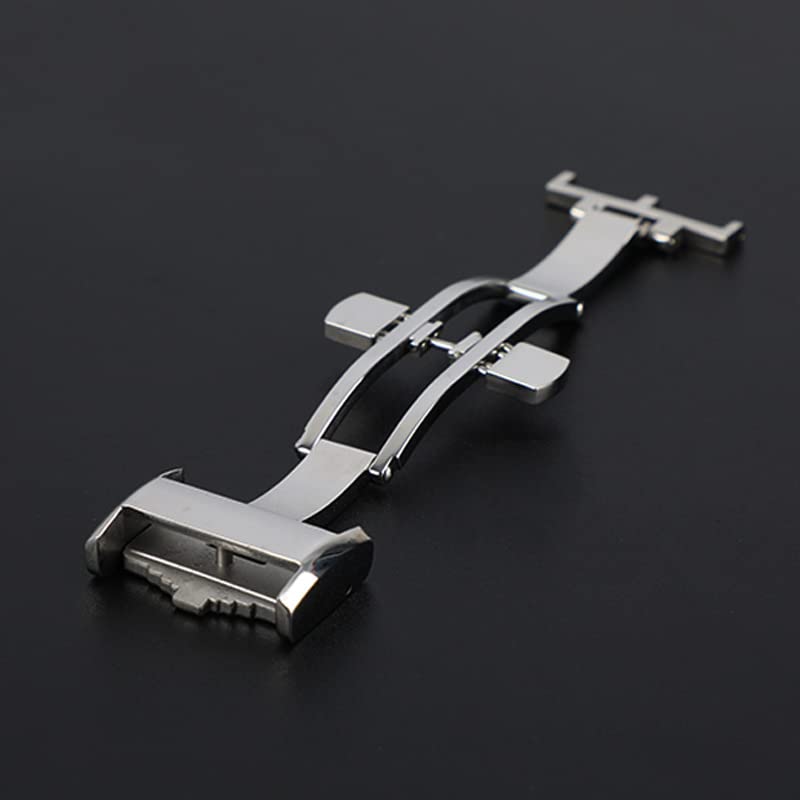 Original Authentic For Stainless Steel Watch Strap Buckle Belt Double Press Butterfly Bands3