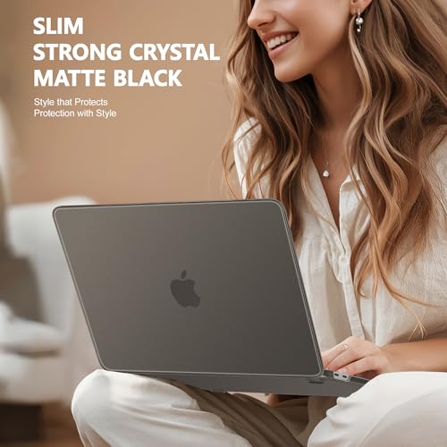 Lepeoac Case for 2026 MacBook Neo 13-inch Laptop with Liquid Retina Display, Release Model A3404, Slim & Lightweight Protective Case + Keyboard Cover + Trackpad Film + Dust Plug, Frosted Black by Lepeoac - Used condition - Image 9