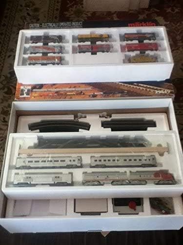 MARKLIN HO PREMIUM DIGITAL AMERICAN STARTER (2)TRAINS BIGGEST SET 29849 W/SOUNDS FUNT., U.P. BIG BOY+8 CARS+S.FE DIESELS EMD-F7+3 AL.COACHS+WIDE OVAL R3 W/SWITCHES+DIG.TRANSF.110V.+DIG.CONTROLS+ACCES.