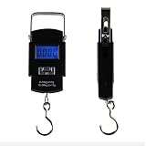 Simerst 110lb/50kg Electronic Digital Hanging Luggage Backlit Fishing Hook Scale