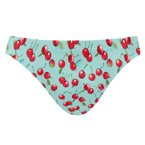 Cherry Fruit Swim Briefs for Men Swimsuit Bikini Swimwear S A110299