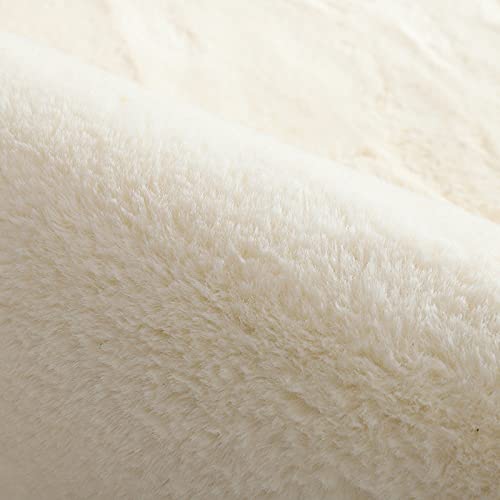 Tapis chambre à coucher grand format beige avec dossier antidérapant