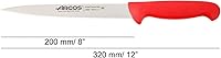 Vista 2 de Arcos Cuchillo de filete de acero inoxidable nitrum de 7 pulgadas. Mango ergonómico de polipropileno y hoja de 7.480 in. Cuchillo afilado