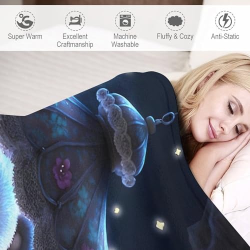 Manta de forro polar suave 180x200 cm para sofá y cama 6