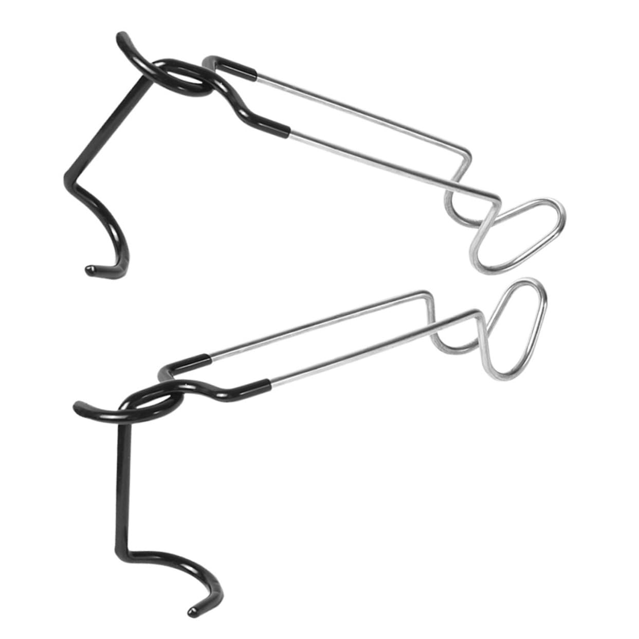 NULYLU 2pcs Large Camping Lantern Hooks Tent Poles Hanging Light Hanger Sturdy Iron Hooks for Outdoor Use
