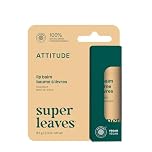 ATTITUDE Lip Balm, Made in Canada, Natural Origin, Nourishes & Protects, Shea Butter, Coconut & Castor Oils, EWG Verified, For Dry Lips, Men and Women, Vegan, Coconut, 8.5 g