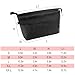 Vercord Premium Nylon Purse Organizer Tote Handbag Insert Organizers Bag in Bag Zipper 13 Pockets Black Large