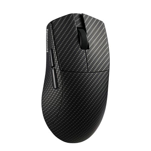 Image of Redragon M916 Plus Carbon Fiber Tri-Mode Gaming Mouse, 49G Ultra-Light 45K DPI Mouse w /Ergonomic Natural Grip Build, Full Programmable Buttons, Software Supports DIY Keybinds & DPI