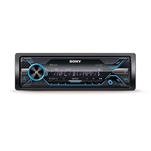 Sony DSX-A416BT Car radio With Dual Bluetooth, NFC, USB and AUX connection and Apple iPod/ iPhone Control, 35000 Colours and Handsfree – Multi-Colour