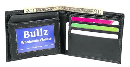 Bifold Leather Wallet For Mens Slim Credit Card Holder4