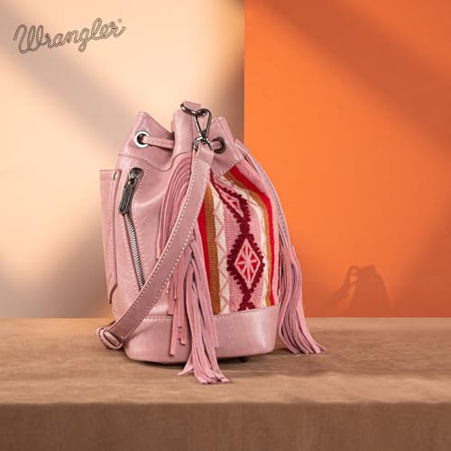 Image of Wrangler Hobo Bags for Women Designer Aztec Bucket Purses Western Tapestry Shoulder Handbags