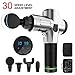 Produktbild Massage Pistole,Muscle Massage Gun,massagegerät Pistole,Massagegerät Rücken,Schnurloses Muskel Massagegerät mit 4 Massageköpfen und 30 Geschwindigkeiten Vibrationsgerät Muskel