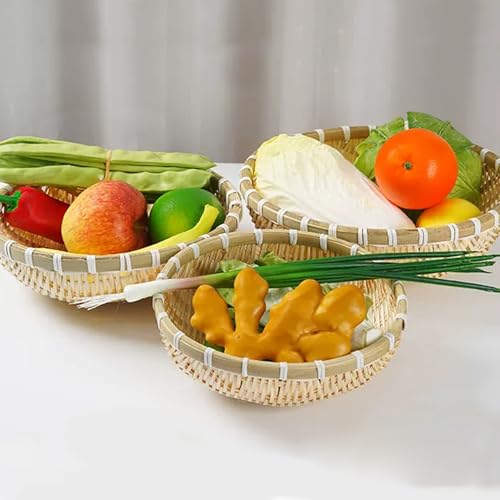 Evite frutas estropeadas usando esta cesta de bambú transpirable de 45cm 7