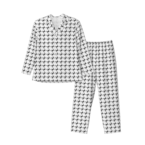 Pyjama homme manches longues avec motif scorpion chic pour vos soirées cocooning et nuits d'hiver