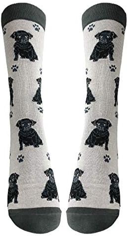 Pet Lover Socks - Fun - All Season - One Size Fits Most - For Women And Men – Dog Gifts (Black Pug) - Image 4