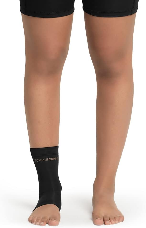 Tommie Copper Core Compression Ankle Sleeve, Unisex, Men & Women, Breathable Support Sleeve for Everyday Joint & Muscle Support