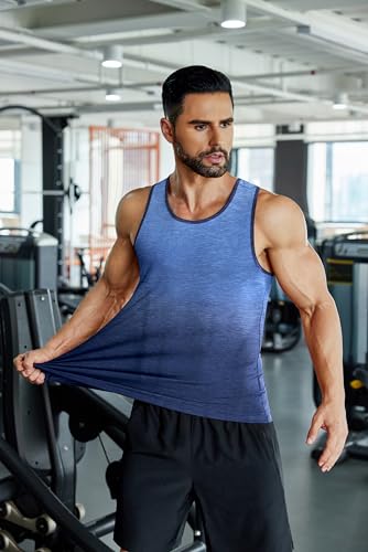 Image of COOFANDY Men's 3 Pack Workout Tank Tops Gym Muscle Tee Bodybuilding Fitness Sleeveless T Shirts