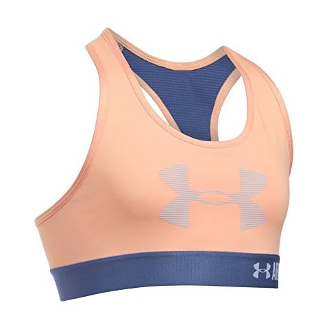 Under Armour Girls Graphic Armour Bra - Playful Peach Cover