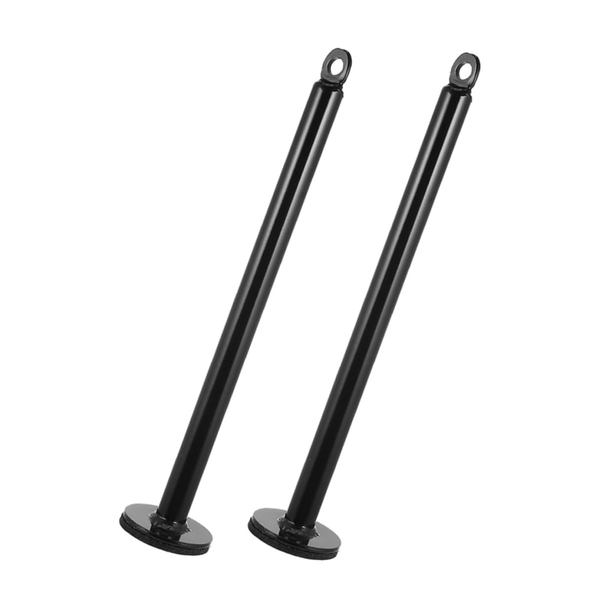 Happyyami 2pcs Barbell Slice Weight Rod Holder for Fitness Pulley System Portable Loading Pin for Strength Training Equipment Easy Installation Versatile Design for Home Gym Use