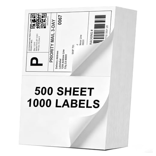 Self-Adhesive Shipping Labels for Printing