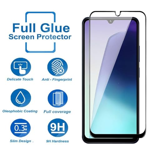 Image of 100FIT Tempered Glass For Redmi 14C 5GWith Full Glue Edge-to-Edge Protector And Easy Installation Kit