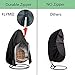 【Upgraded】Patio Egg Chair Covers with Zipper, Wicker Egg Swing Chair Covers, Waterproof Heavy Duty Weather Resisatnt Outdoor Chair Cover, Windproof Hanging Chair Cover, 75