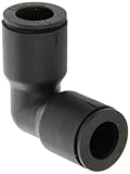 Legris 3102 62 00 Nylon Push-to-Connect Fitting, 90 Degree Union Elbow, 1/2