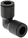 Legris 3102 62 00 Nylon Push-to-Connect Fitting, 90 Degree Union Elbow, 1/2" Tube OD
