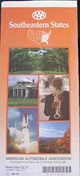 Map Southeastern States USA (Aaa Map) Book