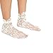 vangobeauty Bridal Socks Lace Socks Ankel Tulle Socks Wedding Socks Party Socks Fits 4-7 Ship Next Day