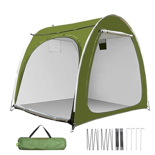 Cobertizo Impermeable para Bicicletas Al Aire Libre | Refugio para Bicicletas Resistente con Doble Entrada | Carpa De Garaje Plegable Y Portátil para Jardín, Patio, Camping Y Jardín(M)