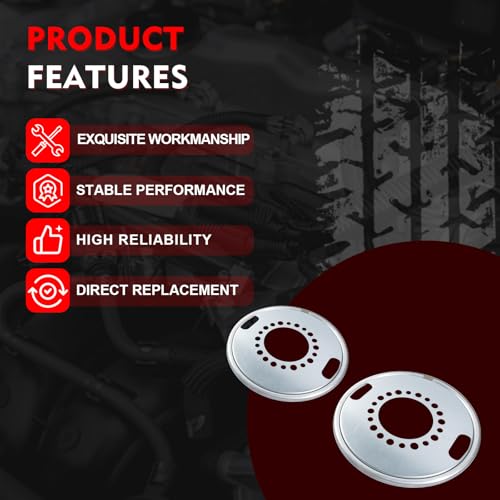 Image of 22.5 inch Drive Axle Wheel Balancer Pair for Heavy Duty Trucks, Bus, Motorhome Dual Wheel Set, Replaces 600-640, Set of 2