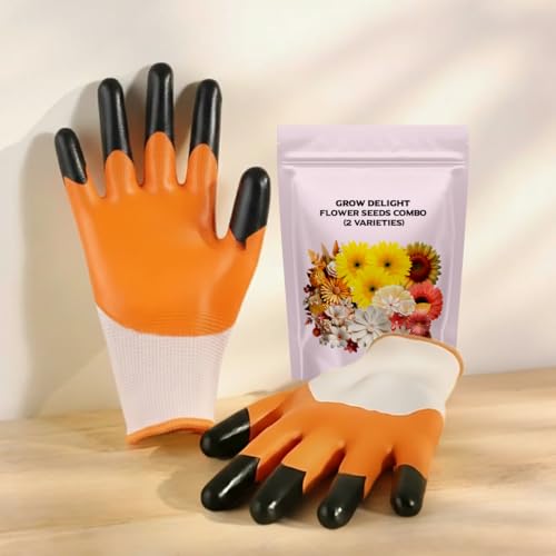 Image of Gardening Gloves for Digging & Planting | Cut Resistant Gloves for Nursery Plants | Reusable Garden Farming Gloves | Gloves for Digging, Planting & Pruning